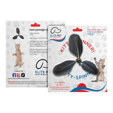 Load image into Gallery viewer, WOOZAPET Kitty Spinner Feather Cat Toy