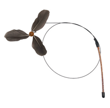 Load image into Gallery viewer, WOOZAPET Kitty Spinner Feather Cat Toy