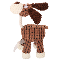 Load image into Gallery viewer, WOOZAPET Rope Neck Plush Dog Toys