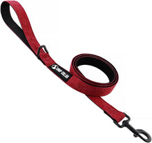 Load image into Gallery viewer, Drop Collar Natural Material Leash with Sleek D-Ring for Accessories & Soft Padded Gel Handle for Comfort (Long)