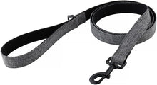 Load image into Gallery viewer, Drop Collar Natural Material Leash with Sleek D-Ring for Accessories & Soft Padded Gel Handle for Comfort (Long)