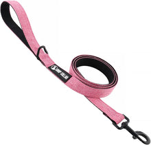 Load image into Gallery viewer, Drop Collar Natural Material Leash with Sleek D-Ring for Accessories & Soft Padded Gel Handle for Comfort (Long)