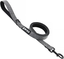 Load image into Gallery viewer, Drop Collar Natural Material Leash with Sleek D-Ring for Accessories & Soft Padded Gel Handle for Comfort (Long)