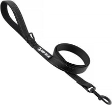 Load image into Gallery viewer, Drop Collar Reflective Nylon Leash with Sleek D-Ring for Accessories & Soft Padded Gel Handle for Comfort (Long)