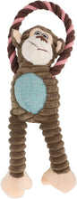 Load image into Gallery viewer, WOOZAPET Rope Dog Toy with Combination of Plush Stuffed Animal