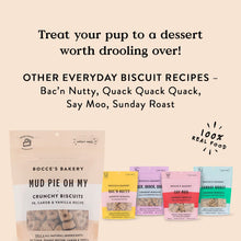 Load image into Gallery viewer, Bocce's Bakery Mud Pie Oh My All-Natural Crunchy Biscuits Dog Treats 5 oz