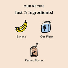 Load image into Gallery viewer, Bocce's Bakery Oven Baked PB & Banana All-Natural Dog Treats 14 oz