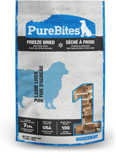 Load image into Gallery viewer, PureBites Lamb Freeze Dried Treats 3.35 oz. Bag