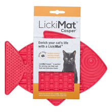 Load image into Gallery viewer, LickiMat Casper, Fish-Shaped Cat Slow Feeder Lick Mat