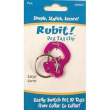 Load image into Gallery viewer, Rubit! Curve Shape Dog Tag Clip Large