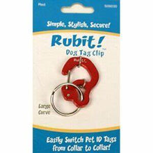 Load image into Gallery viewer, Rubit! Curve Shape Dog Tag Clip Large