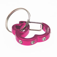 Load image into Gallery viewer, Rubit! Rhinestone Medium Heart Shaped Dog Tag Clip