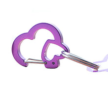 Load image into Gallery viewer, Rubit! Heart Aluminum Dog Tag Clip Medium