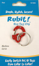 Load image into Gallery viewer, Rubit! Curve Shape Dog Tag Clip Medium