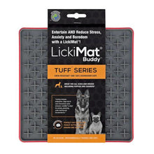 Load image into Gallery viewer, LickiMat Tuff Buddy, Heavy-Duty Dog Slow Feeder Lick Mat