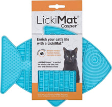 Load image into Gallery viewer, LickiMat Casper, Fish-Shaped Cat Slow Feeder Lick Mat