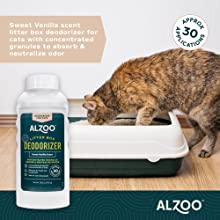 Load image into Gallery viewer, ALZOO Litter Box Deodorizer for Cats - Sweet Vanilla 26oz.