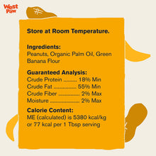 Load image into Gallery viewer, West Paw Creamy Treats Peanut Butter & Banana 6.2 oz