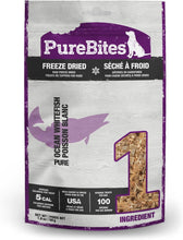 Load image into Gallery viewer, PureBites Ocean Whitefish Freeze-Dried Treats for Dogs