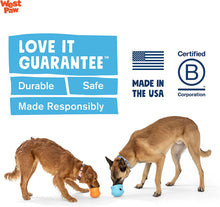 Load image into Gallery viewer, West Paw Zogoflex Toppl Treat Dispensing Dog Toy Puzzle Small Orange