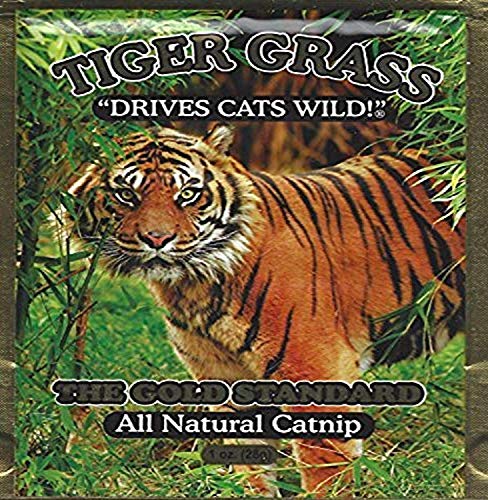Tiger Grass Buds Organic Catnip 1 oz. Foil Bag