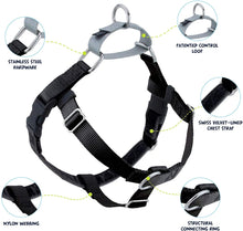 Load image into Gallery viewer, Freedom No-Pull Dog Harness Black
