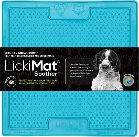 LickiMat Classic Soother Slow Feeder for Dogs Turquoise