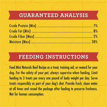 Load image into Gallery viewer, Zuke&#39;s Mini Naturals Training Dog Treats Beef Recipe 6 oz.
