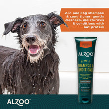 Load image into Gallery viewer, ALZOO 2-in-1 Shampoo with Conditioner for Dogs  8 oz.
