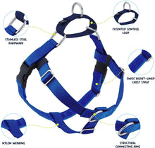 Load image into Gallery viewer, Freedom No-Pull Dog Harness Royal Blue
