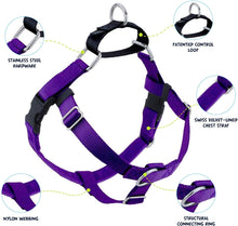 Load image into Gallery viewer, Freedom No-Pull Dog Harness Purple
