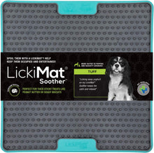 Load image into Gallery viewer, LickiMat Tuff Soother, Heavy-Duty Dog Slow Feeders Lick Mat Turquoise
