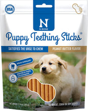 Load image into Gallery viewer, N-Bone Puppy Teething Sticks Peanut Butter Flavor 3.74 oz. Bag
