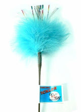 Load image into Gallery viewer, Go Cat 18&quot; Sparkling Tickler Feather Wand Cat Toy
