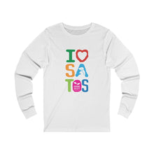 Load image into Gallery viewer, I Love SATOS - Unisex Long Sleeve Tee
