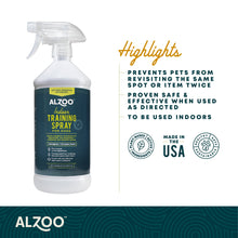 Load image into Gallery viewer, ALZOO Indoor Training Spray for Dogs Lemongrass &amp; Cinnamon Scent 32 oz
