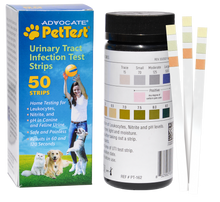 Load image into Gallery viewer, PetTest Urinary Tract Infection Test Strips for Cats &amp; Dogs (50 count)
