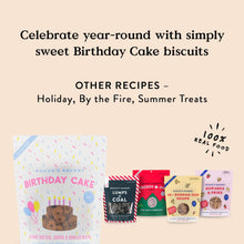 Load image into Gallery viewer, Bocce’s Bakery Birthday Cake Dog Treats All-Natural Peanut Butter Vanilla Biscuits
