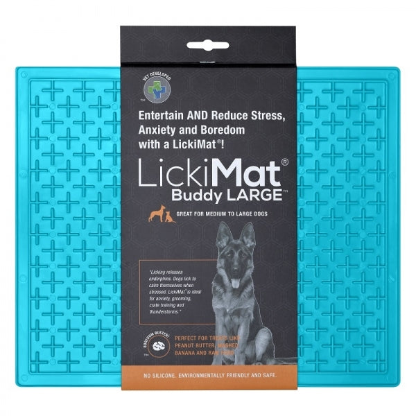 Lickimat Classic Buddy Slow Feeder for Dogs Turquoise