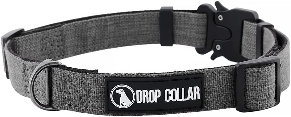 Drop Collar Natural Material Easy One Click Adjustable Dog Collar