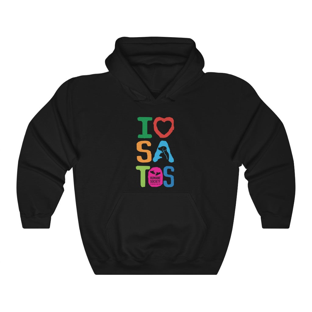 I Love Satos - Unisex Heavy Blend™ Hooded Sweatshirt