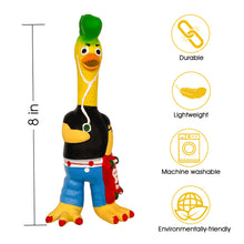 Load image into Gallery viewer, WOOZAPET Skater Chicken Latex Dog Toy
