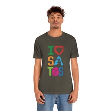 Load image into Gallery viewer, I Love Satos - Unisex Jersey Short Sleeve Tee
