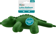 Load image into Gallery viewer, Charming Pet Latex Rubber Gator Balloon Squeaky Dog Toy
