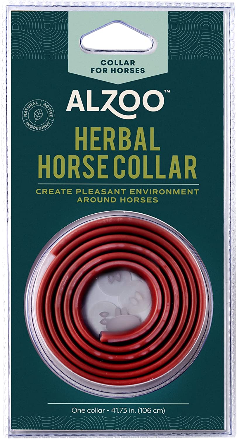 ALZOO Natural Herbal Fly Collar for Horses