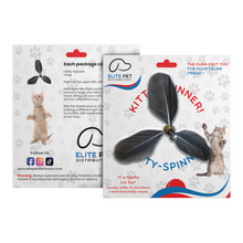 Load image into Gallery viewer, WOOZAPET Kitty Spinner Feather Cat Toy
