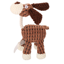 Load image into Gallery viewer, WOOZAPET Rope Neck Plush Dog Toys
