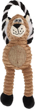 Load image into Gallery viewer, WOOZAPET Rope Dog Toy with Combination of Plush Stuffed Animal
