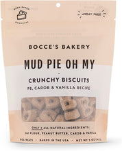 Load image into Gallery viewer, Bocce&#39;s Bakery Mud Pie Oh My All-Natural Crunchy Biscuits Dog Treats 5 oz

