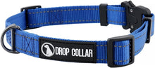 Load image into Gallery viewer, Drop Collar Reflective Nylon Dog Collar with Patent Pending Upright Leash Connection Point
